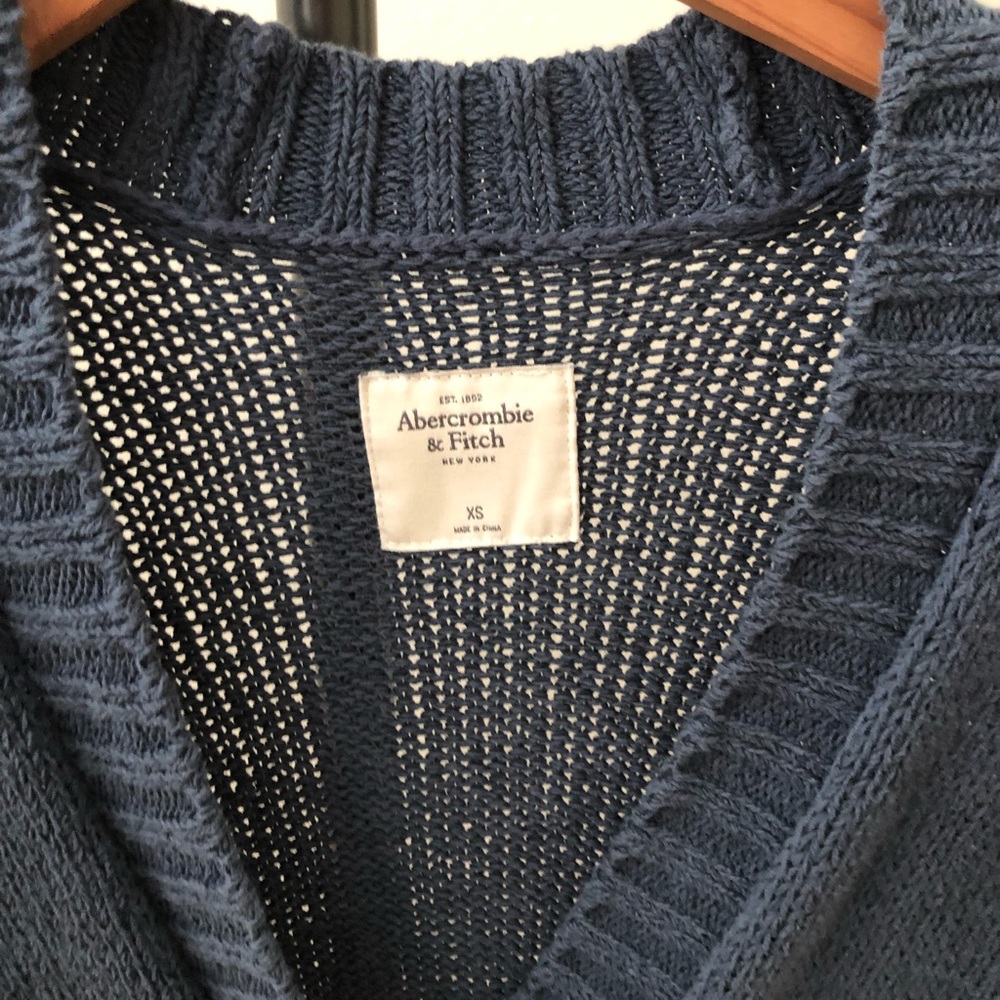 Abercrombie & Fitch Women’s Knit Cardigan. Blue, Size XS. Perfect Condition - Picture 3 of 12